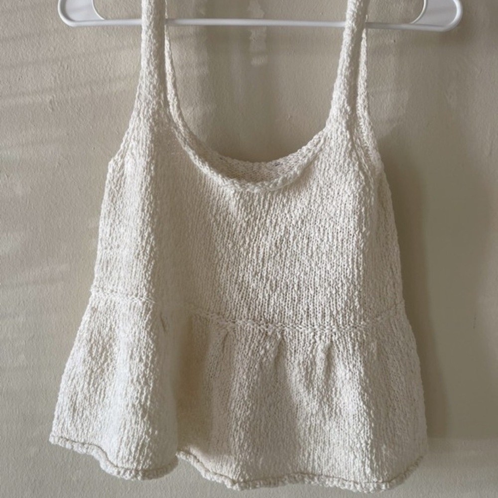 Zara peplum top